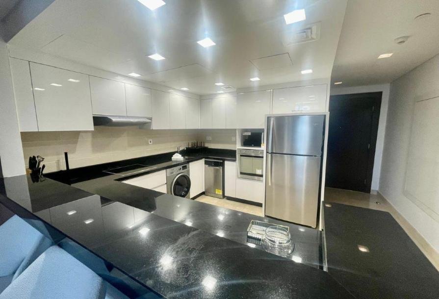 The Pearl | Furnished 1BR Chalet with Balcony & Beach Access-10