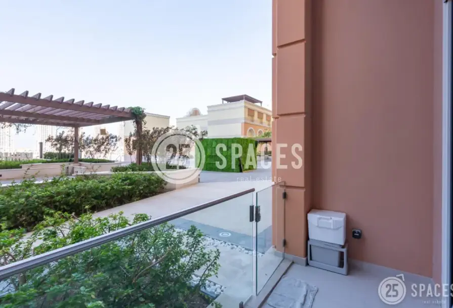 One-Bedroom Loft | Balcony with Garden View-12