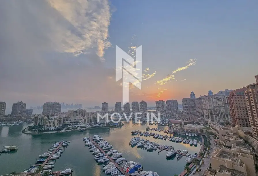 Darvesta | Furnished 2BR Marina View – Porto Arabia-1