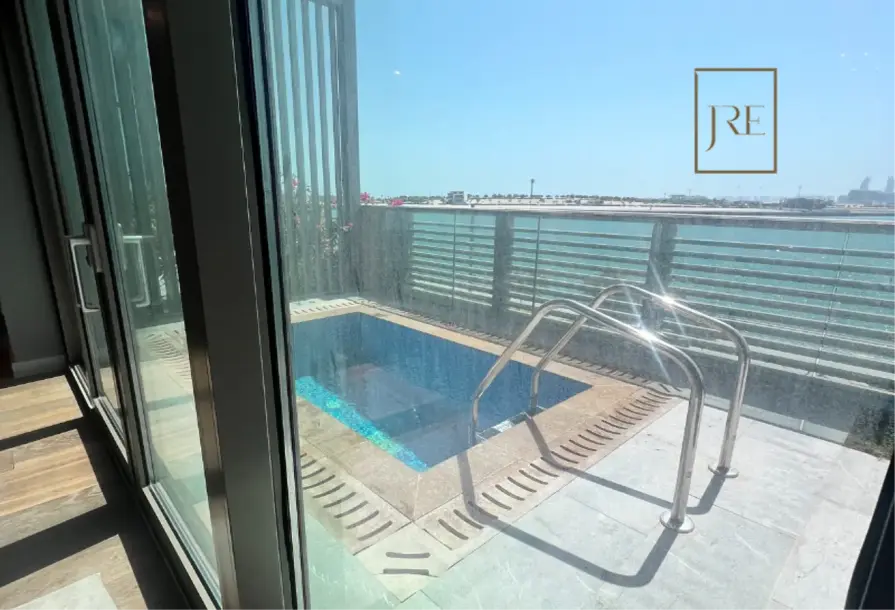 Sea View Townhouse with Private Pool | Lusail-7