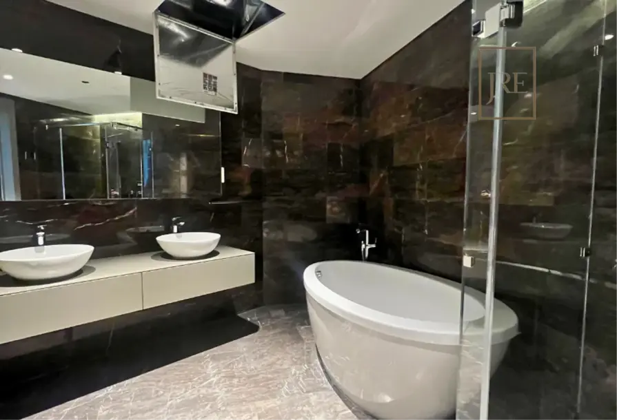 Sea View Townhouse with Private Pool | Lusail-12