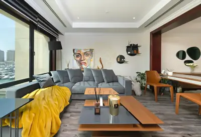 Marina View Townhouse | Stylish 1BR | Porto Arabia