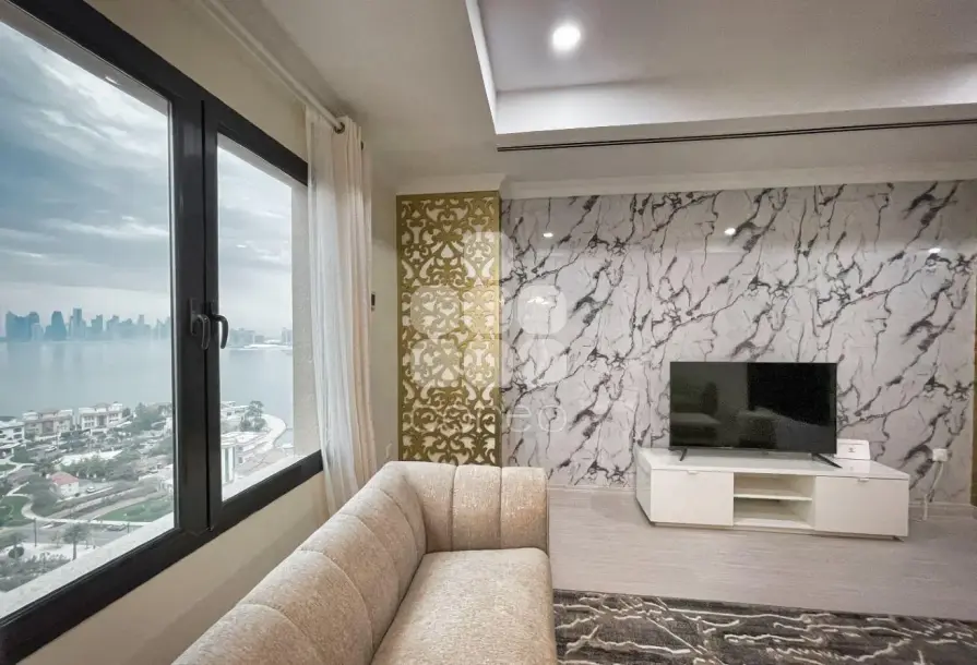 Darvesta | Modern 1BR Furnished Apartment – Porto Arabia, The Pearl-1