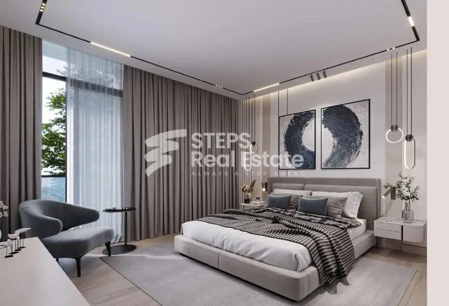 Luxury Duplex with Private Terrace | Fox Hills Lusail-6