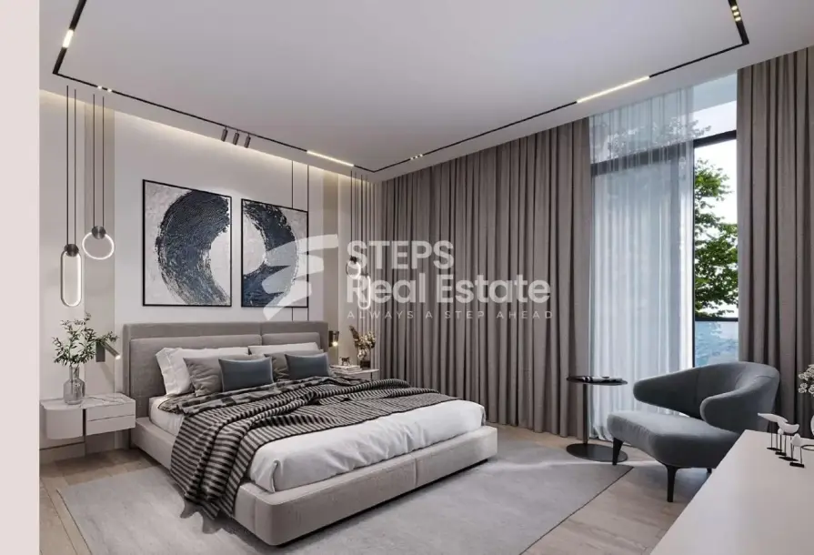 Luxury Duplex with Private Terrace | Fox Hills Lusail-7