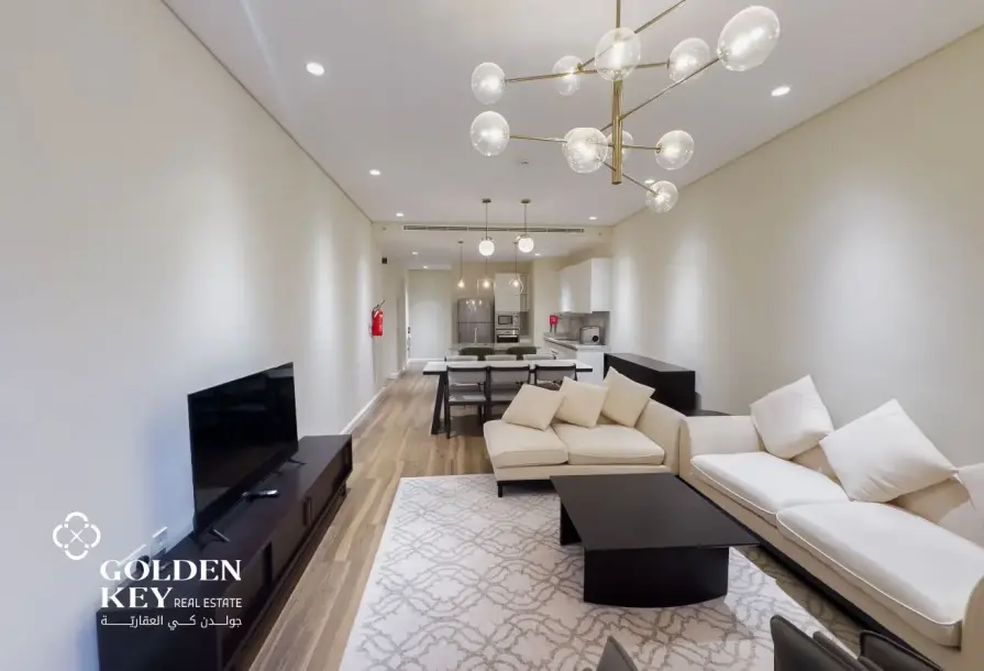 Modern 2BR+Maid Apartment | Floresta Gardens, The Pearl | Bills Included-1