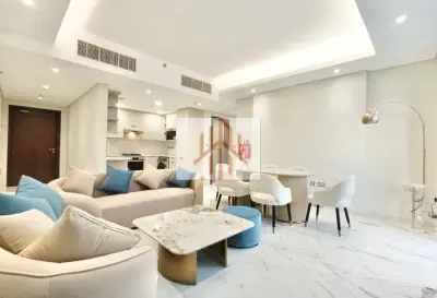 Furnished 2BR | Sea View & Balcony | Marina District Lusail