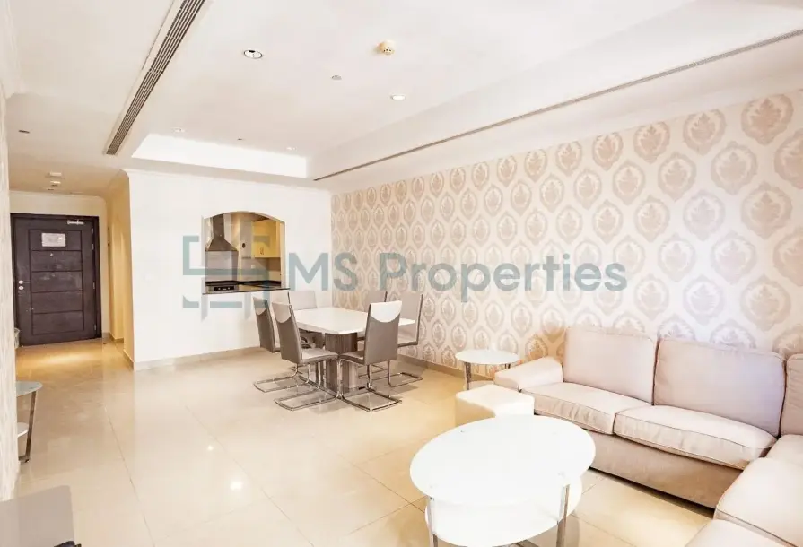 1BR + Office with Balcony | Porto Arabia – Darvesta-0