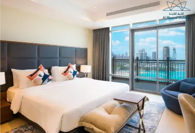 Abraj Bay 2BR + Laundry | Fully Furnished | Darvesta