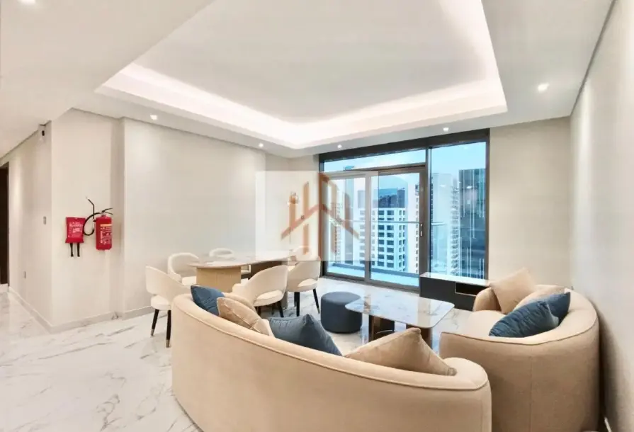 Furnished 2BR | Sea View & Balcony | Marina District Lusail-2
