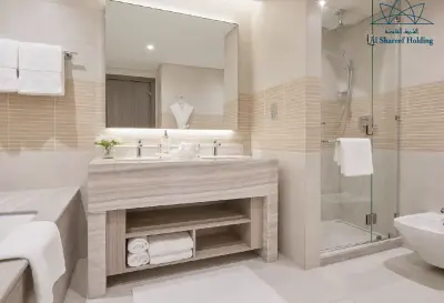 Abraj Bay 2BR + Laundry | Fully Furnished | Darvesta