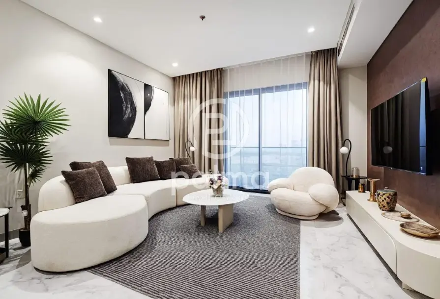 Darvesta Waterfront | Furnished 1BR Sea-View Residence-0